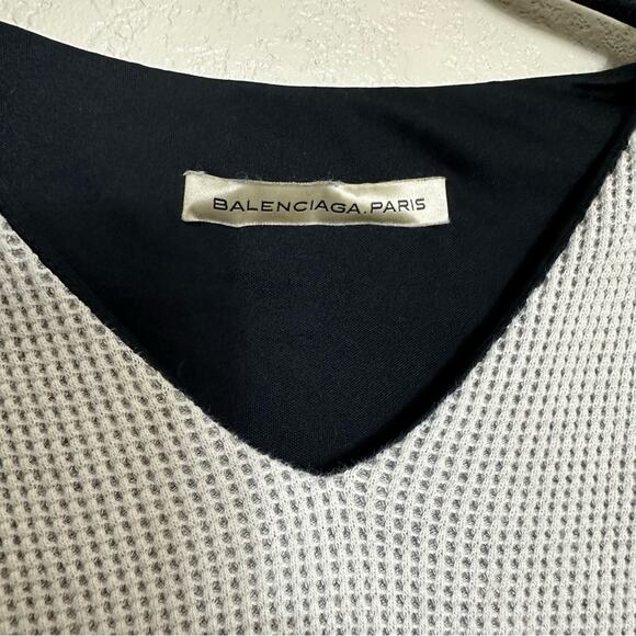 Balenciaga Paris Vintage Distressed Mini Dress - Picture 2 of 12